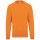 Uniszex kereknyakú pulóver, Kariban KA474, Orange-M