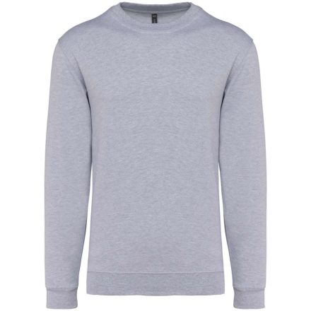 Uniszex kereknyakú pulóver, Kariban KA474, Oxford Grey-L