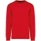 Uniszex kereknyakú pulóver, Kariban KA474, Red-XL