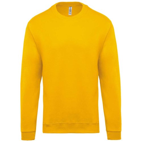 Uniszex kereknyakú pulóver, Kariban KA474, Yellow-L