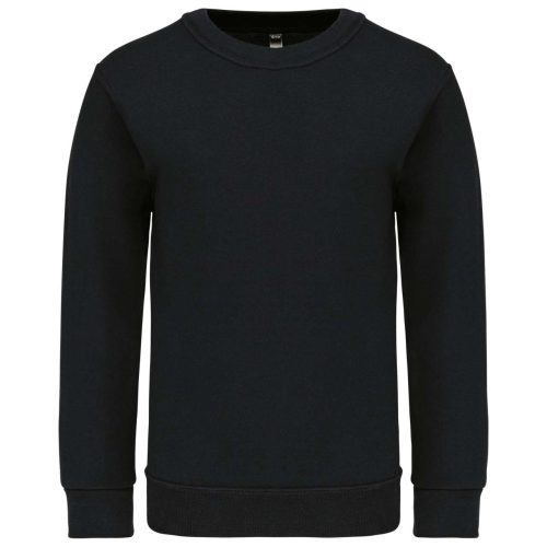Gyermek környakas pulóver, Kariban KA475, Black-8/10