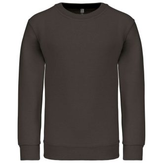 Gyermek környakas pulóver, Kariban KA475, Dark Grey-4/6