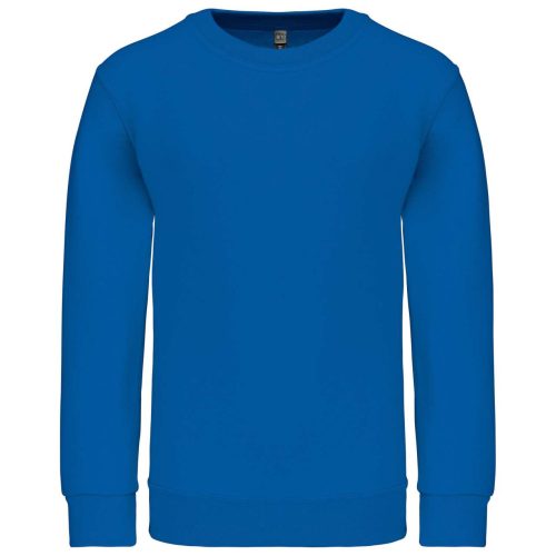 Gyermek környakas pulóver, Kariban KA475, Light Royal Blue-4/6