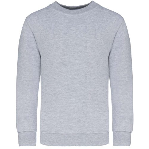 Gyermek környakas pulóver, Kariban KA475, Oxford Grey-4/6