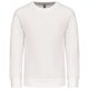 Gyermek környakas pulóver, Kariban KA475, White-8/10
