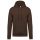 Férfi kapucnis pulóver, Kariban KA476, Chocolate-2XL