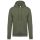 Férfi kapucnis pulóver, Kariban KA476, Caper Green-XS