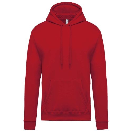 Férfi kapucnis pulóver, Kariban KA476, Cherry Red-L