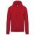 Férfi kapucnis pulóver, Kariban KA476, Cherry Red-XS