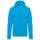 Férfi kapucnis pulóver, Kariban KA476, Hawaii Blue-4XL