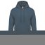 Férfi kapucnis pulóver, Kariban KA476, Orion Blue-2XL