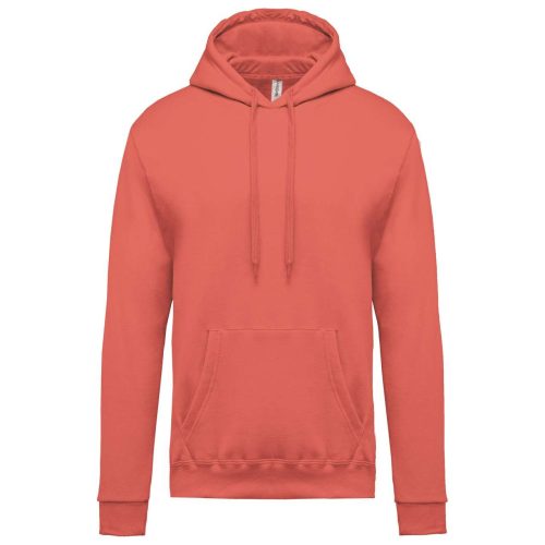 Férfi kapucnis pulóver, Kariban KA476, True Coral-XS
