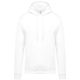 Férfi kapucnis pulóver, Kariban KA476, White-XS