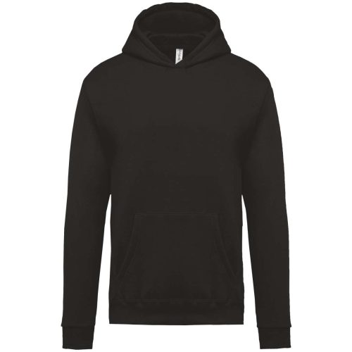 Gyermek kapucnis pulóver, Kariban KA477, Black-4/6