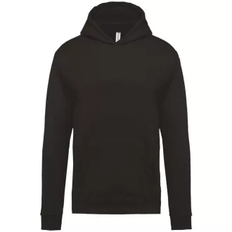 Gyermek kapucnis pulóver, Kariban KA477, Black-8/10