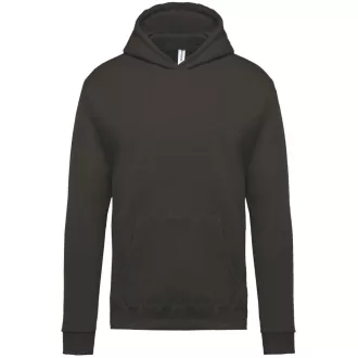 Gyermek kapucnis pulóver, Kariban KA477, Dark Grey-4/6
