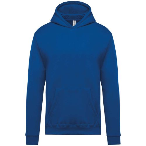 Gyermek kapucnis pulóver, Kariban KA477, Light Royal Blue-4/6