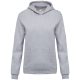Gyermek kapucnis pulóver, Kariban KA477, Oxford Grey-4/6