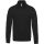 Férfi 1/4 cipzáros galléros pulóver, Kariban KA478, Black-XL