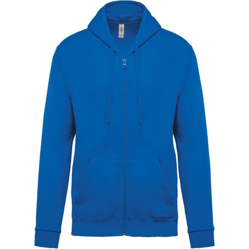 Uniszex cipzáros kapucnis pulóver, Kariban KA479, Light Royal Blue-XL