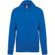 Uniszex cipzáros kapucnis pulóver, Kariban KA479, Light Royal Blue-XL