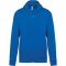 Uniszex cipzáros kapucnis pulóver, Kariban KA479, Light Royal Blue-XS