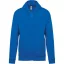 Uniszex cipzáros kapucnis pulóver, Kariban KA479, Light Royal Blue-XS