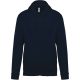Uniszex cipzáros kapucnis pulóver, Kariban KA479, Navy-XL