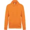 Uniszex cipzáros kapucnis pulóver, Kariban KA479, Orange-M