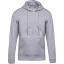 Uniszex cipzáros kapucnis pulóver, Kariban KA479, Oxford Grey-XS