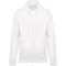 Uniszex cipzáros kapucnis pulóver, Kariban KA479, White-3XL