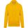 Uniszex cipzáros kapucnis pulóver, Kariban KA479, Yellow-L