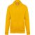 Uniszex cipzáros kapucnis pulóver, Kariban KA479, Yellow-L