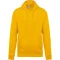 Uniszex cipzáros kapucnis pulóver, Kariban KA479, Yellow-XS