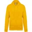 Uniszex cipzáros kapucnis pulóver, Kariban KA479, Yellow-XS