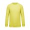 Férfi organikus környakas raglános pulóver, Kariban KA480, Lemon Yellow-L