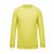 Férfi organikus környakas raglános pulóver, Kariban KA480, Lemon Yellow-S