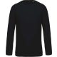 Férfi organikus környakas raglános pulóver, Kariban KA480, Navy-XL