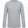 Férfi organikus környakas raglános pulóver, Kariban KA480, Snow Grey-S