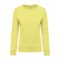 Női raglános organikus környakas pulóver, Kariban KA481, Lemon Yellow-XL