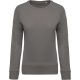 Női raglános organikus környakas pulóver, Kariban KA481, Storm Grey-2XL