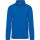 Férfi galléros 1/4 cipzáros pulóver, Kariban KA487, Light Royal Blue-4XL