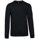 Férfi vastag környakas pulóver, Kariban KA488, Black-4XL