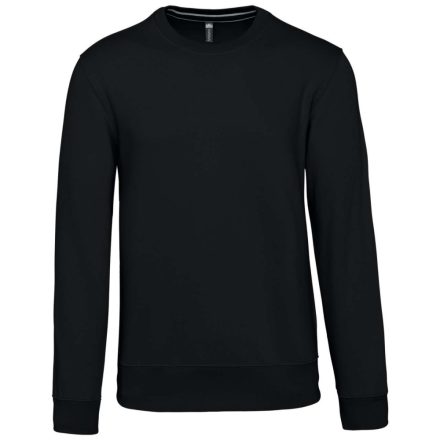 Férfi vastag környakas pulóver, Kariban KA488, Black-XL