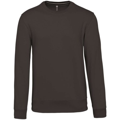 Férfi vastag környakas pulóver, Kariban KA488, Dark Grey-4XL