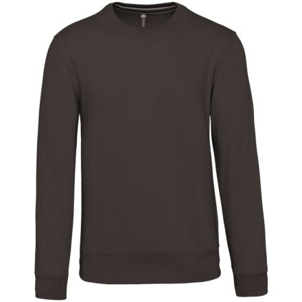 Férfi vastag környakas pulóver, Kariban KA488, Dark Grey-XL