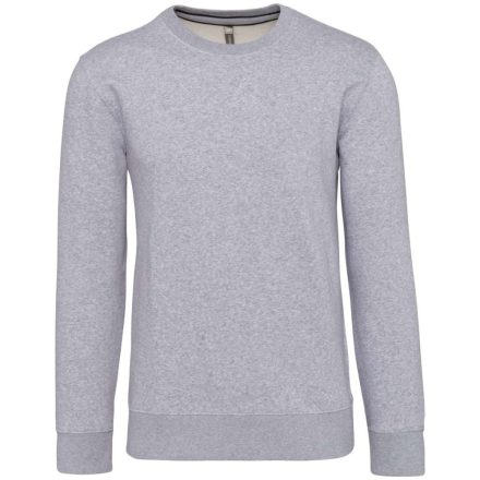 Férfi vastag környakas pulóver, Kariban KA488, Oxford Grey-3XL