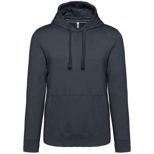 Férfi vastag kapucnis pulóver, Kariban KA489, Dark Grey-XS