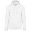 Férfi vastag kapucnis pulóver, Kariban KA489, White-M