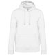 Férfi vastag kapucnis pulóver, Kariban KA489, White-XS